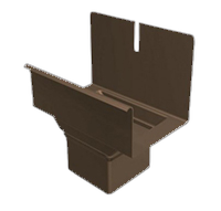 Alumiiniset neliön muotoiset kourut PREFA