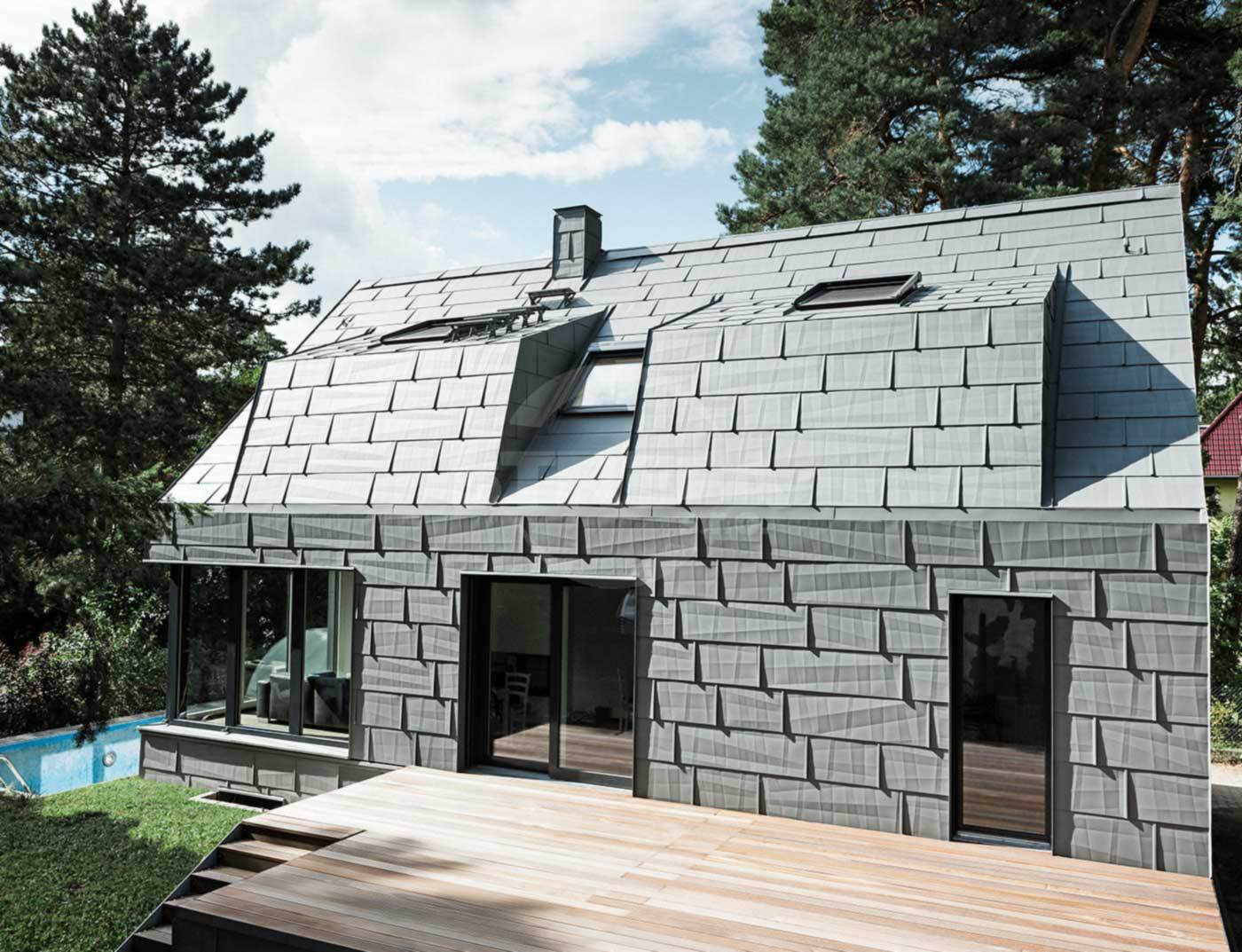Kattopaneeli FX.12, 700 x 420 mm pieni sileä, Vaaleanharmaa P.10