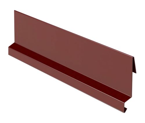 Tuulisuoja koukulla RŠ 215, Prefalz stucco, Tummanpunainen P.10 RAL 3009