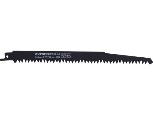 EXTOL sahanterät 3 kpl, 240 x 19 x 1,5 mm, HCS 8806102