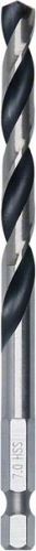 BOSCH Metallipora HSS PointTeQ HEX kuusikulmaisella varrella; 7.0 mm (5 kpl) 2608577531