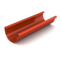 BRYZA Kouru, muovinen sadevesikouru Ø 125 mm, pituus 3M, Tiilenpunainen RAL 8004