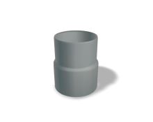 PREFA hylsyliitos alumiini Ø 80 mm, Vaaleanharmaa P10 RAL 7005
