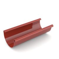 BRYZA Kouru, muovinen kattokouru Ø 125 mm, pituus 3M, Punainen RAL 3011