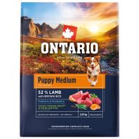 Ontario Puppy Medium Lamb & Brown Rice 2,25kg -ruoka Ontario Puppy Medium Lamb & Brown Rice 2,25kg -ruoka