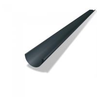 PREFA kouru, alumiini Ø 150 mm, pituus 3 m, Antrasiitti P10 RAL 7016