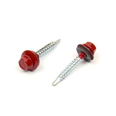 Kattoruuvit + EPDM 4,8 x 35 RAL 3011 - punainen - Pakkaus 250 kpl
