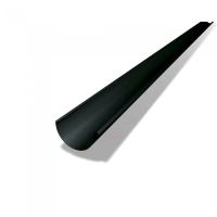 PREFA sadevesikouru alumiini Ø 100 mm, pituus 3M, Musta P10 RAL 9005
