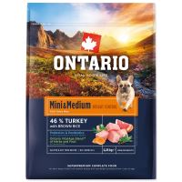 Ontario Mini & Medium Weight Control Kalkkuna & Täysjyväriisi 2,25kg Ontario Mini & Medium Weight Control Kalkkuna & Täysjyväriisi 2,25kg