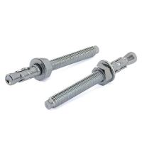 Läpivientikiinnike KPO, M16x180, ZN - aluslevyllä ja mutterilla - Pakkaus 20 kpl