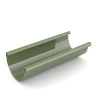 BRYZA Kouru, muovinen sadevesikouru Ø 125 mm, pituus 3M, Vihreä RAL 6020