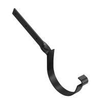 BRYZA Kouristettu kourukoukku sinkitty Ø 125 mm, Musta RAL 9005