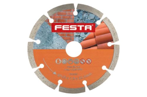 FESTA Timanttiterä segmentti 125x2.2x22.2mm 21312.01