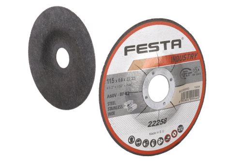 FESTA Leikkuulaikka INDUSTRY metallille 115x0.8x22.2mm 22258.01