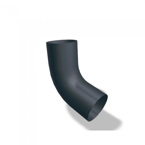 PREFA 72° alumiinikulma Ø 80 mm, Antrasiitti P10 RAL 7016