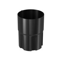 BRYZA Sadevesiputken liitin, sinkitty Ø 90 mm, Musta RAL 9005