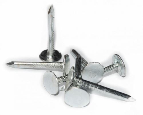 Bitumikaton naulat FeZn 2,5 x 25 mm - sinkitty - 1 kg pakkaus