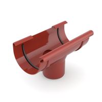 BRYZA Muovinen suppilo Ø 75/63 mm, Punainen RAL 3011